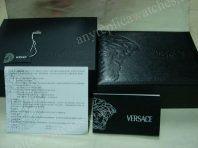 BLACK LEATHER VERSACE WATCH BOX